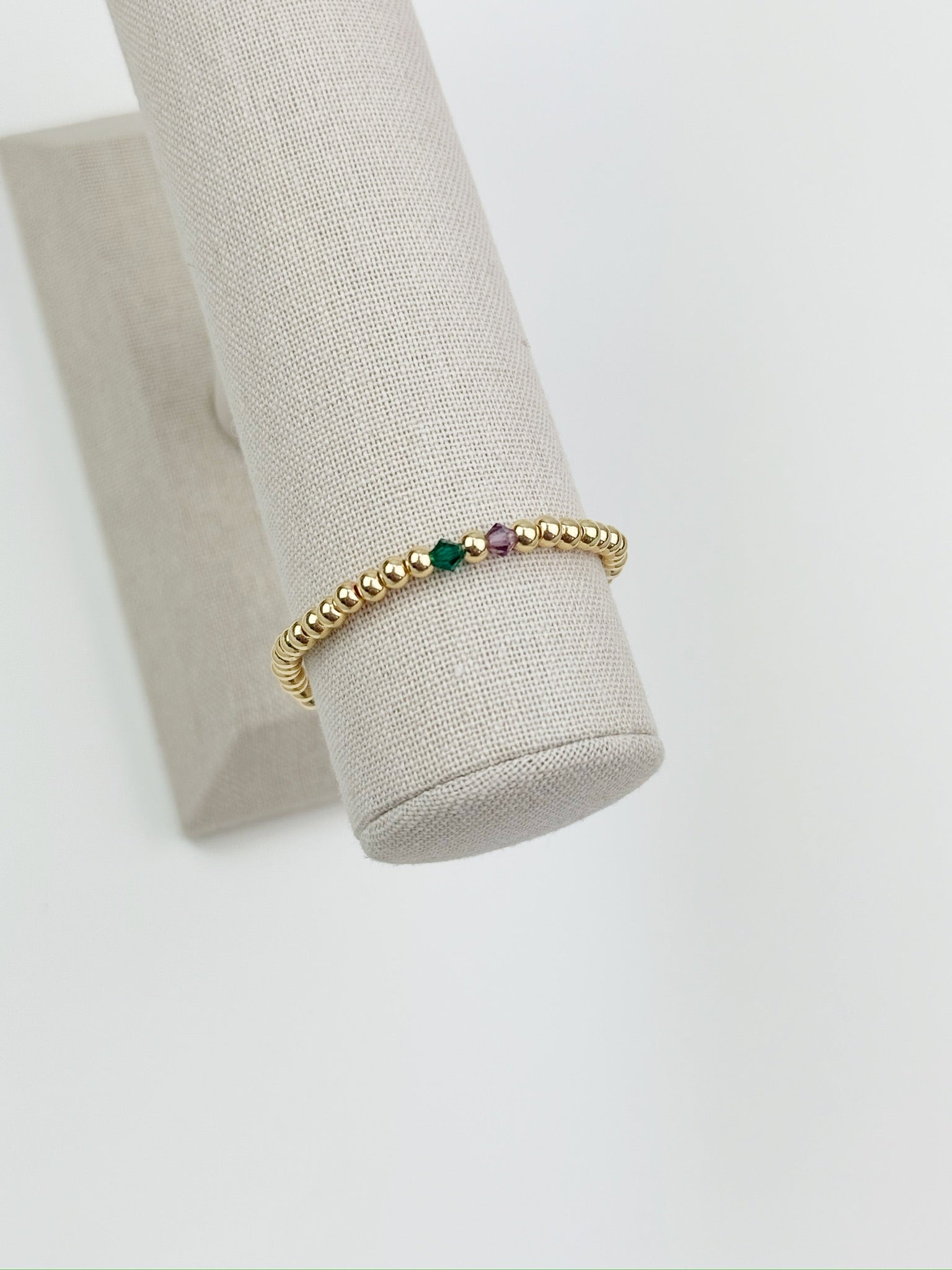 Family Birthstone Beaded Bracelet